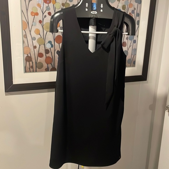 Banana Republic Black Dress with Bow - Picture 1 of 5
